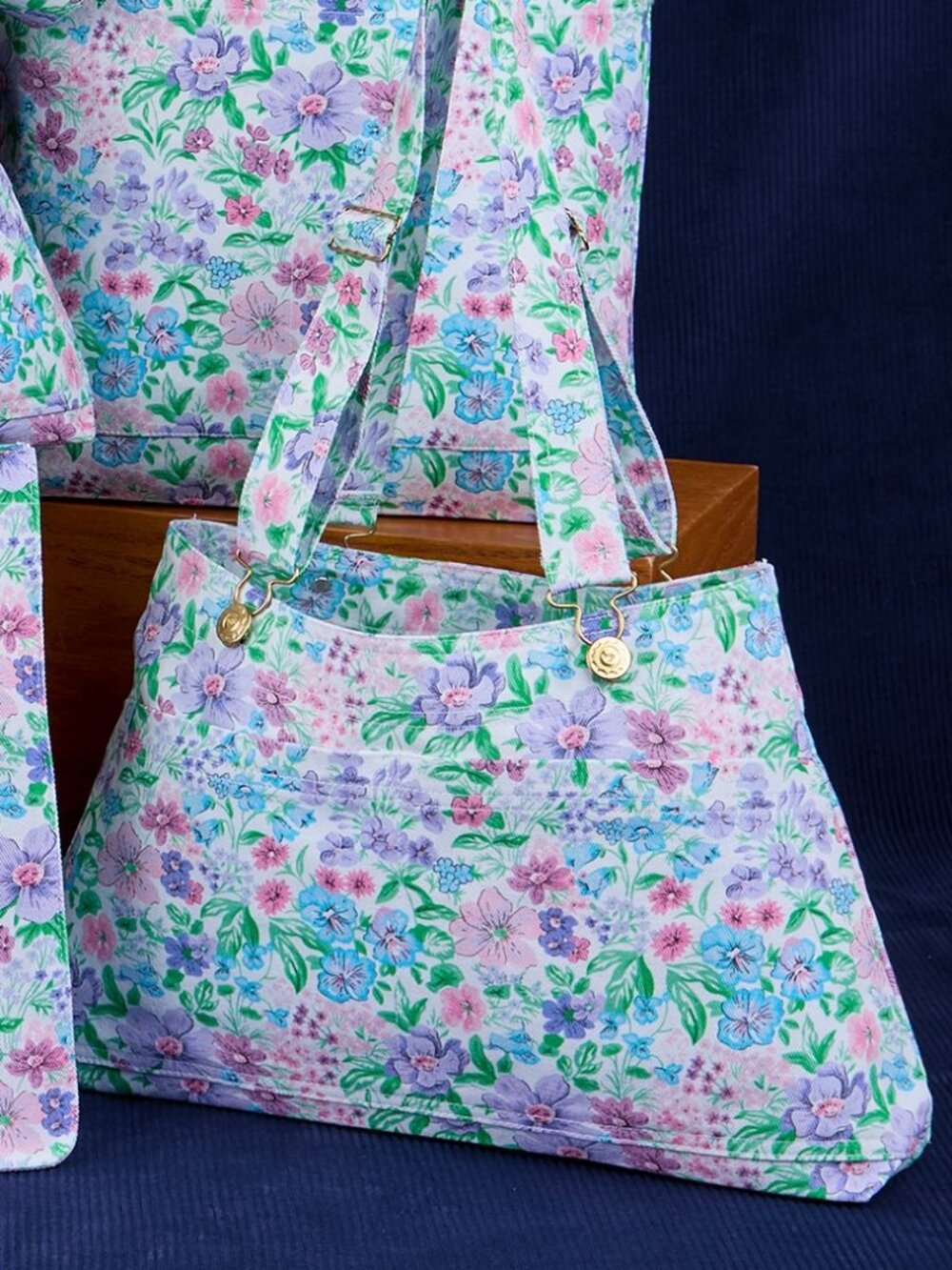 Big Bud Press Overall Handbag - Vintage Wallpaper
